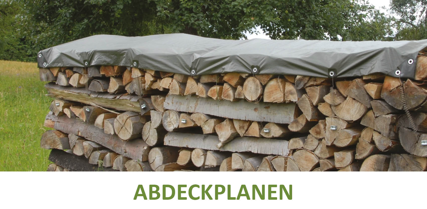 Abdeckplanen für Brennholz und mehr